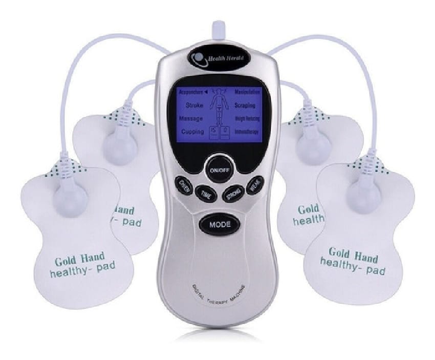 Masajeador Electroestimulador 4 parches