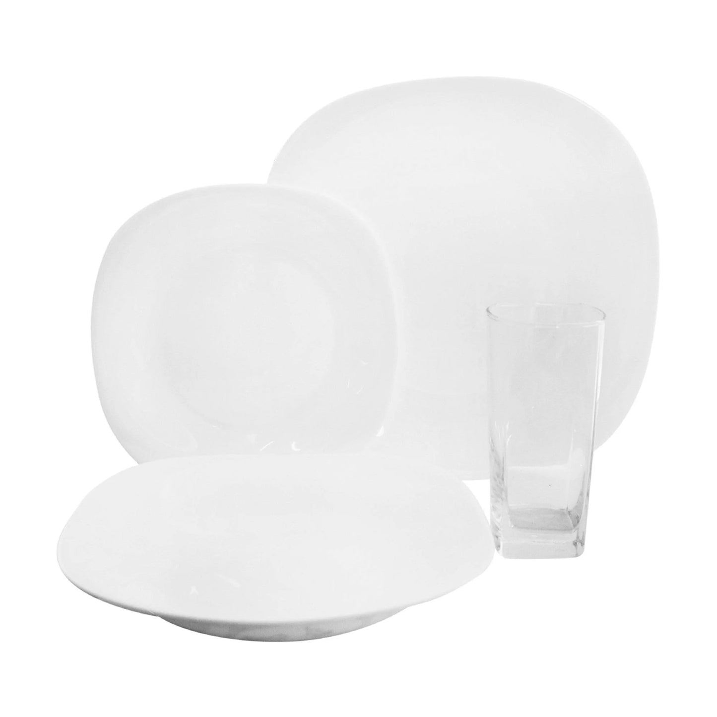 Vajilla Bormioli Rocco Parma Vidrio Opal 16pz