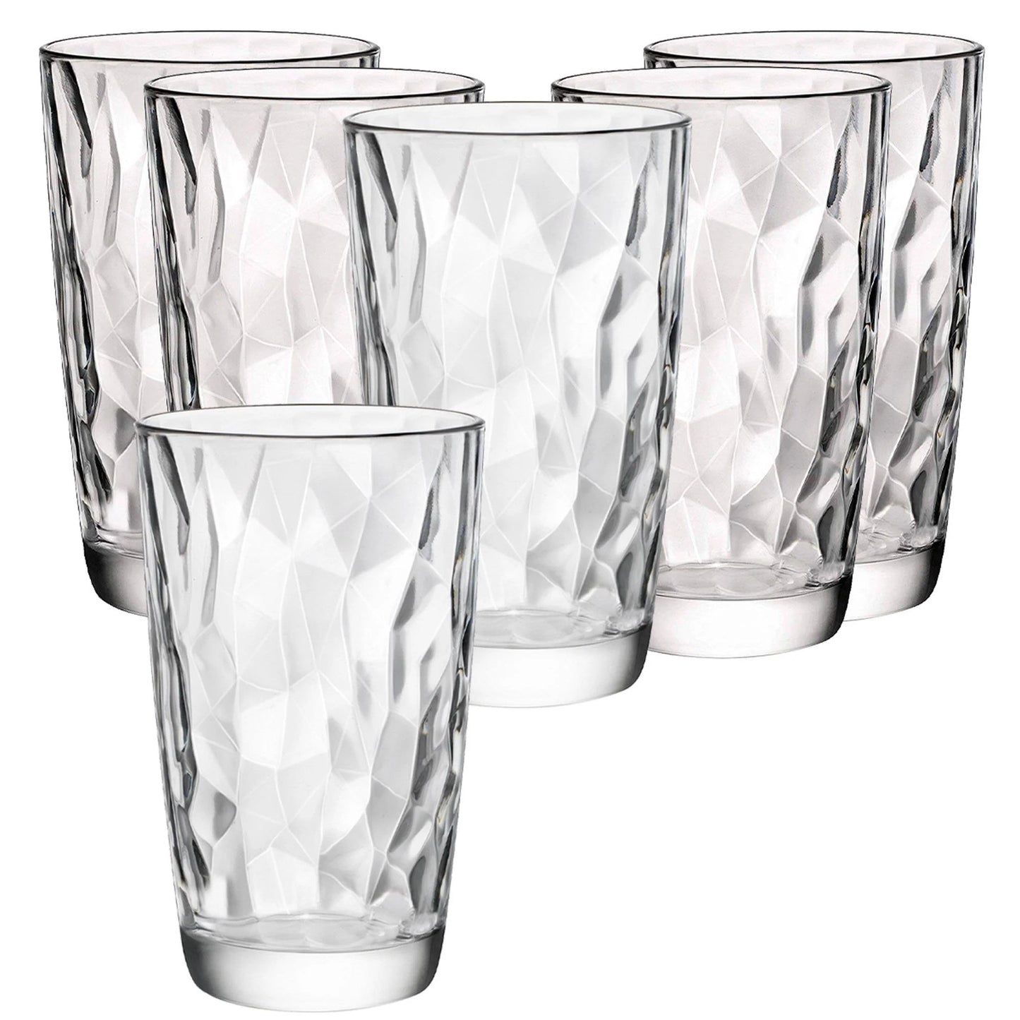 Vasos Bormioli Diamond Vidrio 6pz 470ml