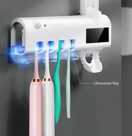 Esterilizador de Cepillo de dientes UV recargable solar Elimina 99.9% los Germenes