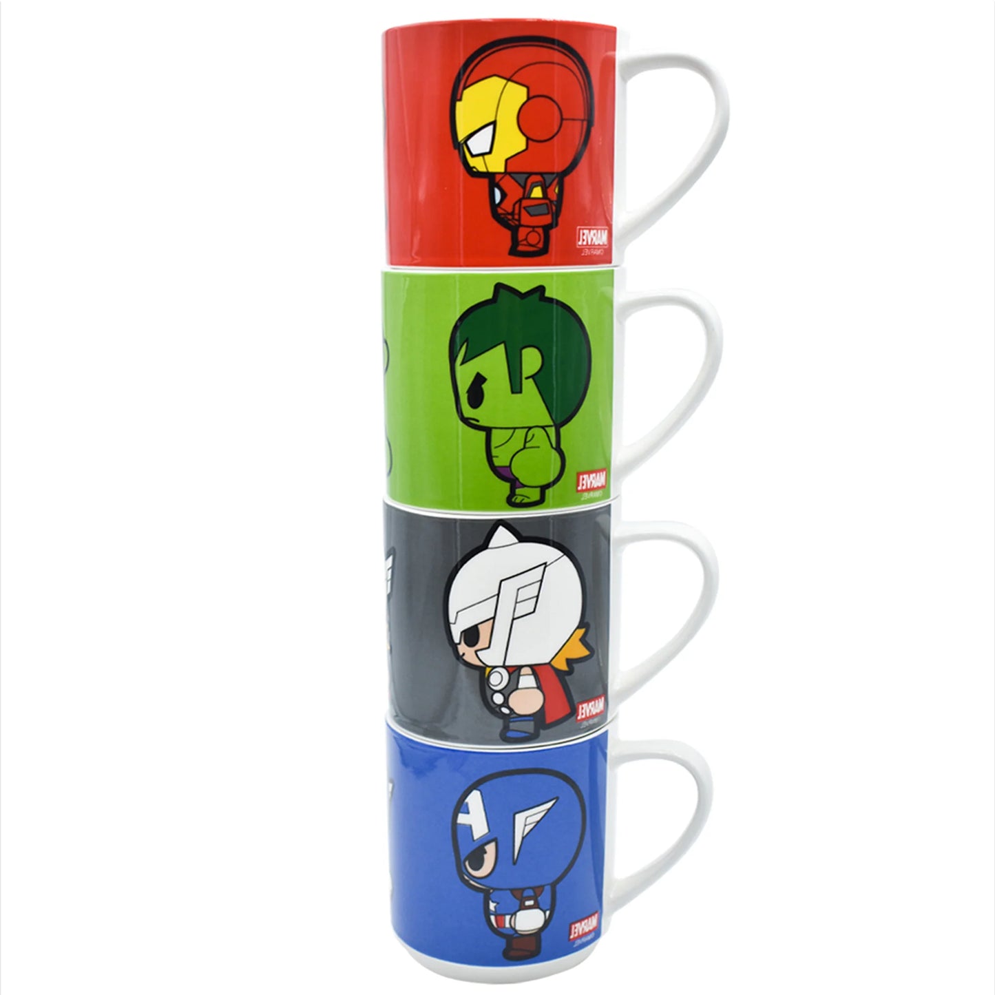 Taza Fun Kids Apilable Marvel Avengers Porcelana 330ml