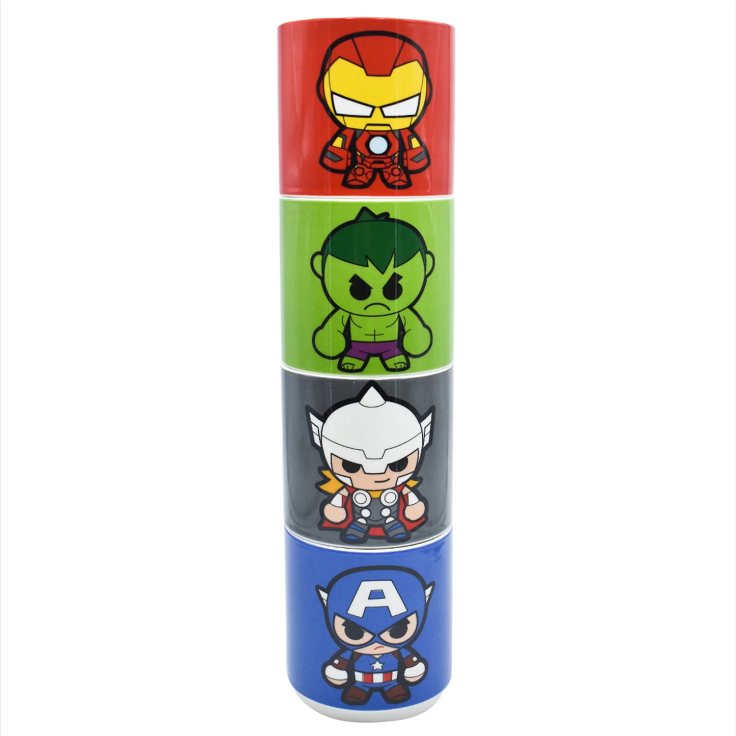 Taza Fun Kids Apilable Marvel Avengers Porcelana 330ml