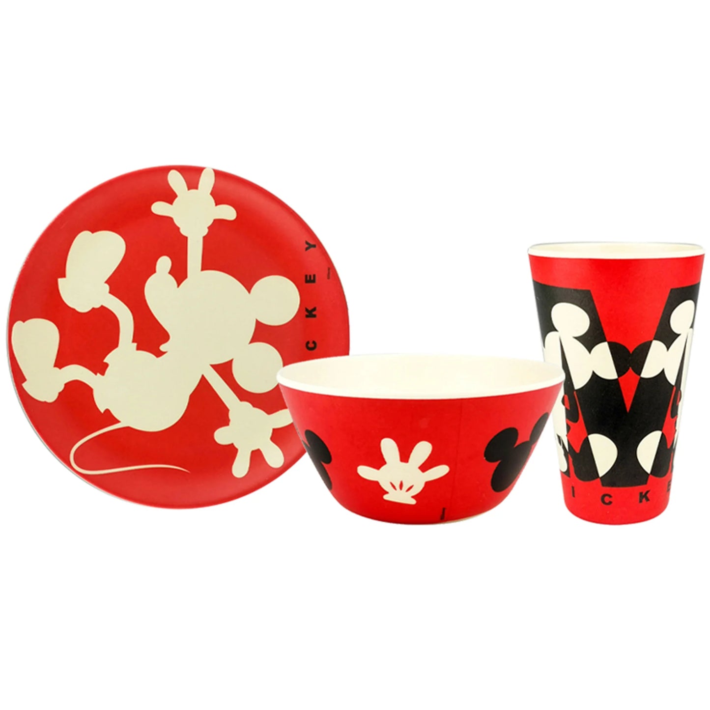 Vajilla Fun Kids Disney Mickey Bambú 12pz