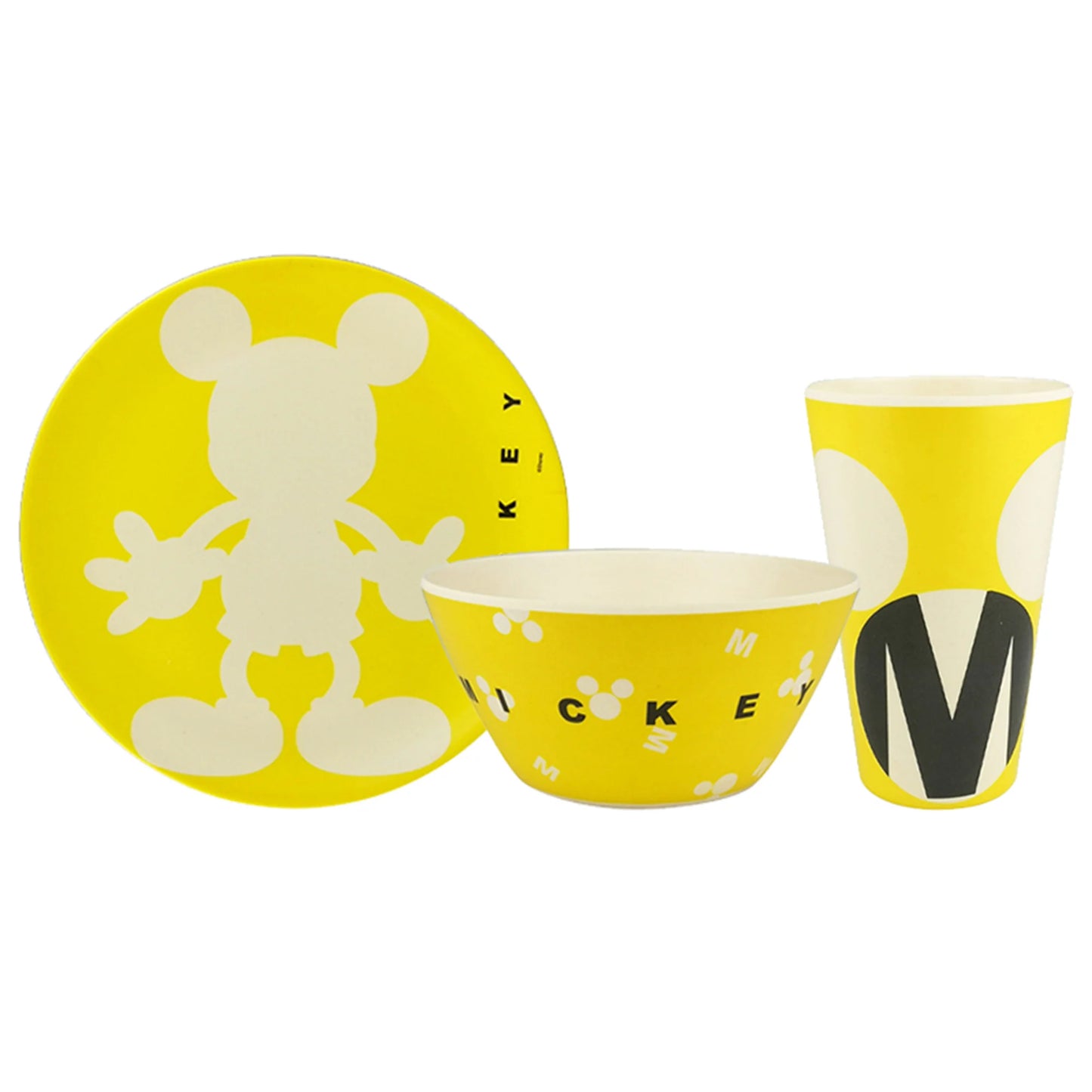 Vajilla Fun Kids Disney Mickey Bambú 12pz