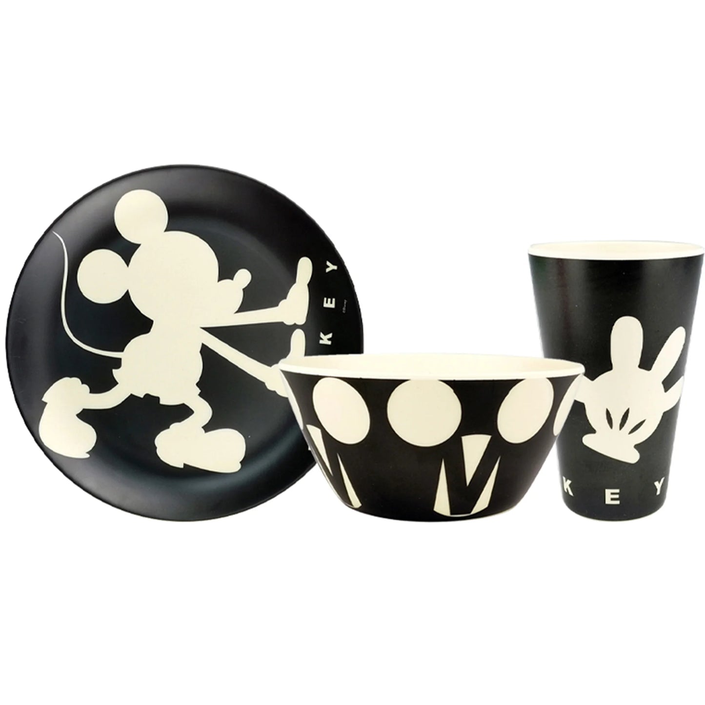 Vajilla Fun Kids Disney Mickey Bambú 12pz