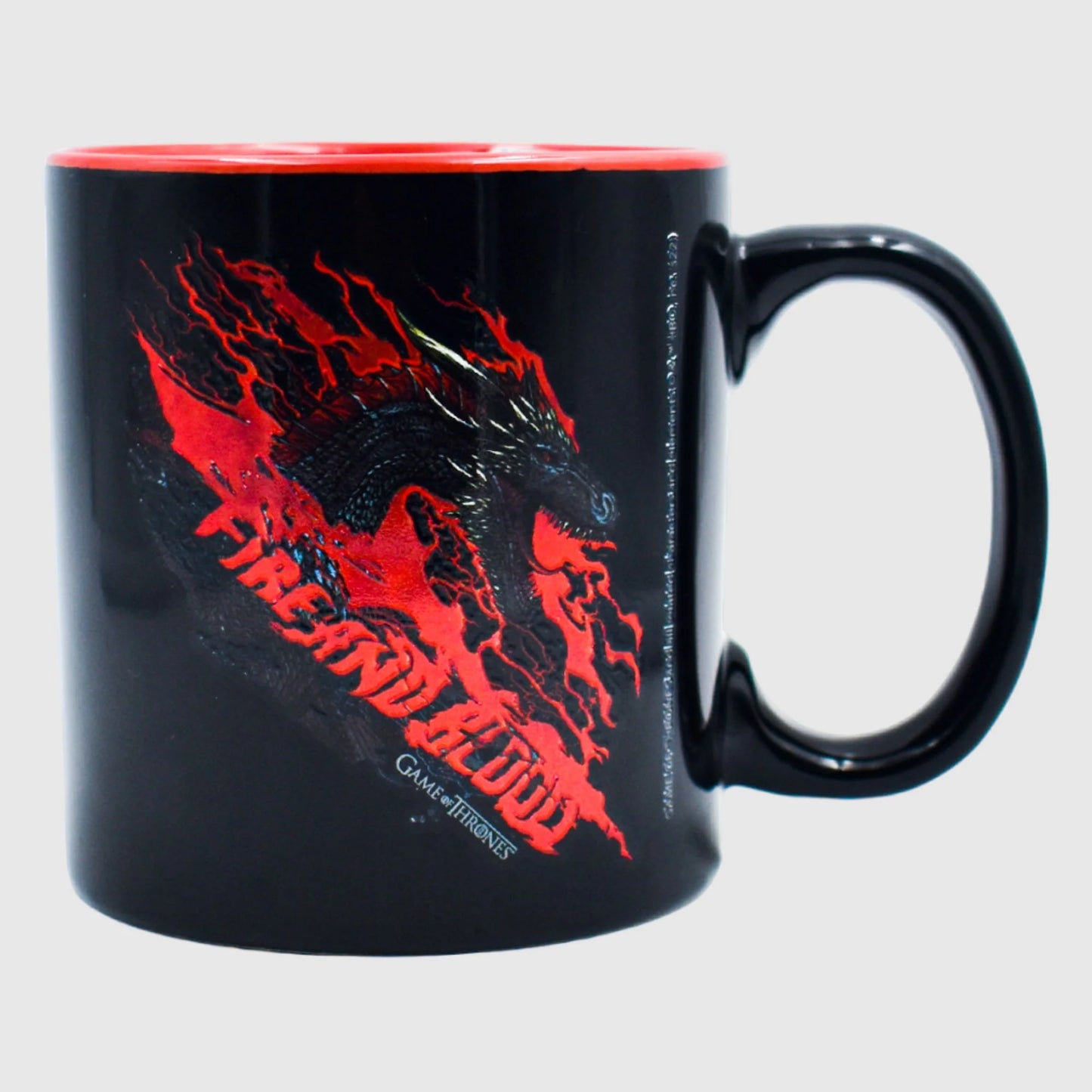 Taza Jumbo Bi Color Metalizado Fun kids Game Of Thrones Mother of Dragons Ceramica 591ml