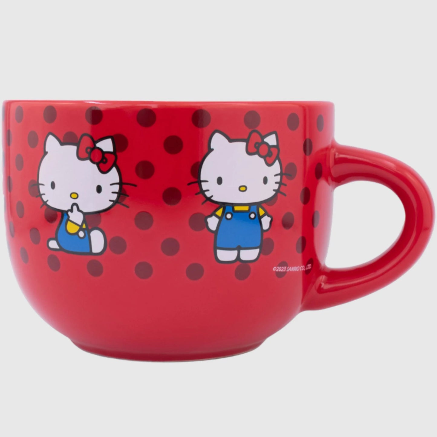Taza Jumbo Bi Color Fun kids Sanrio Hello Kitty Ceramica 820ml