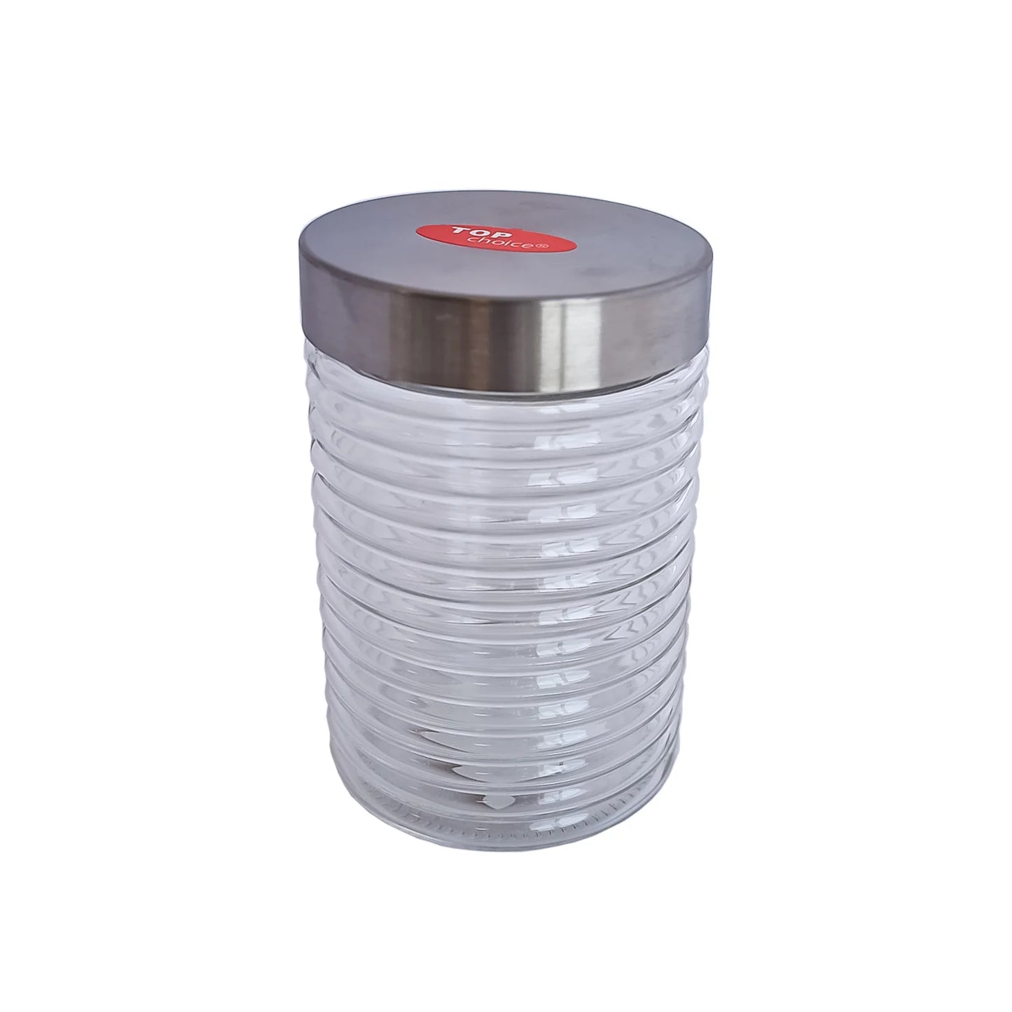 Frascos Top Choice Modernos Vidrio 6pz 1L