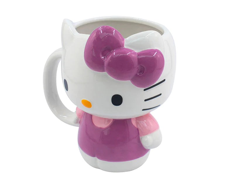 Tarro Taza Jumbo 3D Fun Kids Sanrio Hello Kitty Ceramica 591ml