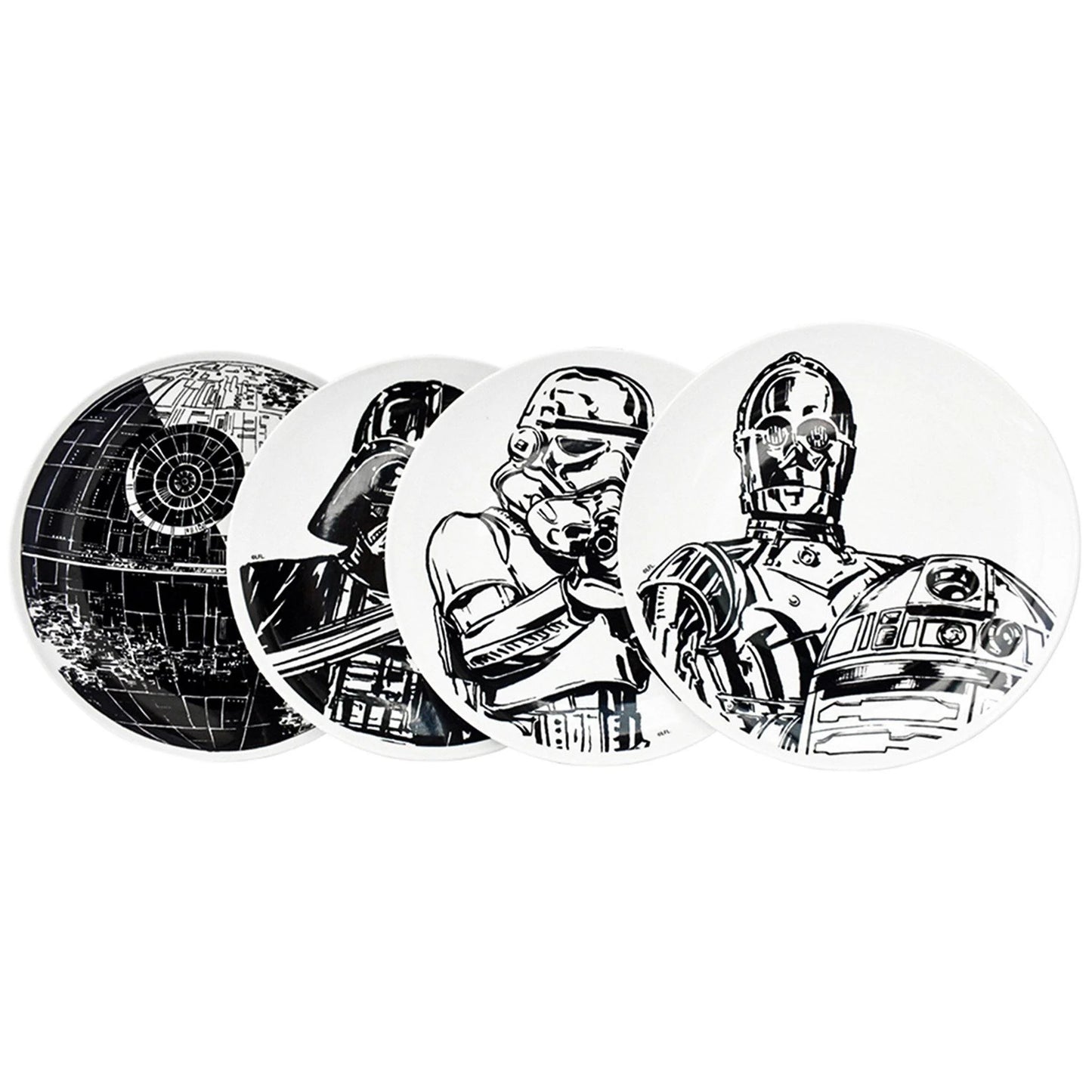 Vajilla Fun Kids Disney Star Wars Porcelana 12pz