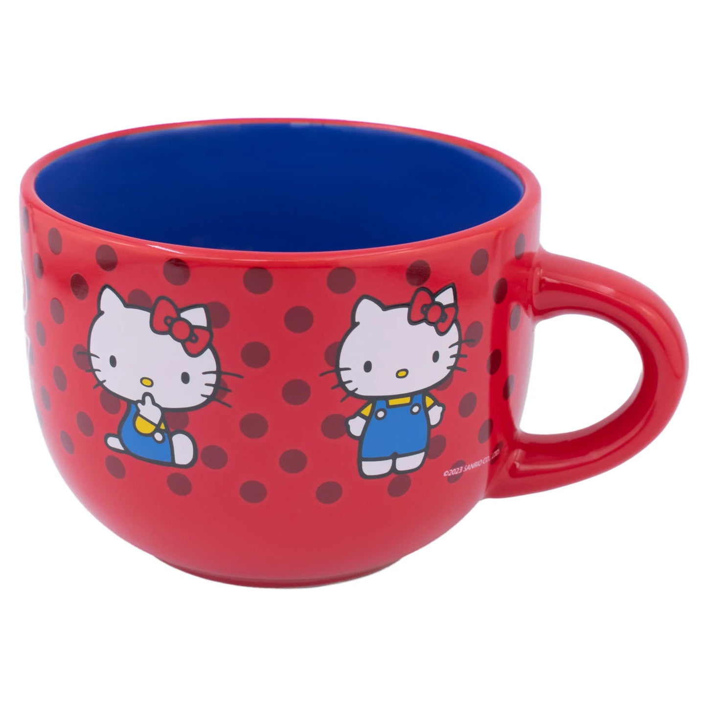 Taza Jumbo Bi Color Fun kids Sanrio Hello Kitty Ceramica 820ml