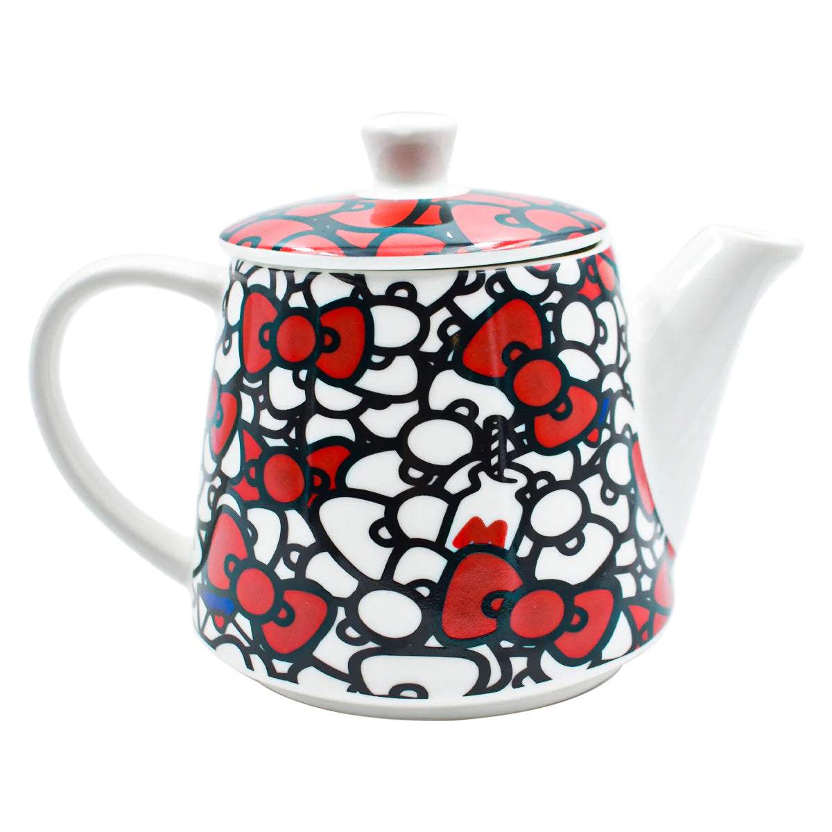 Set Juego Tetera con Tazas Apilable para 2 persona Fun kids Sanrio Hello Kitty Porcelana 4pzas