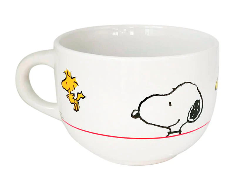 Taza Jumbo Blanco Fun kids Snoopy Ceramica 798ml