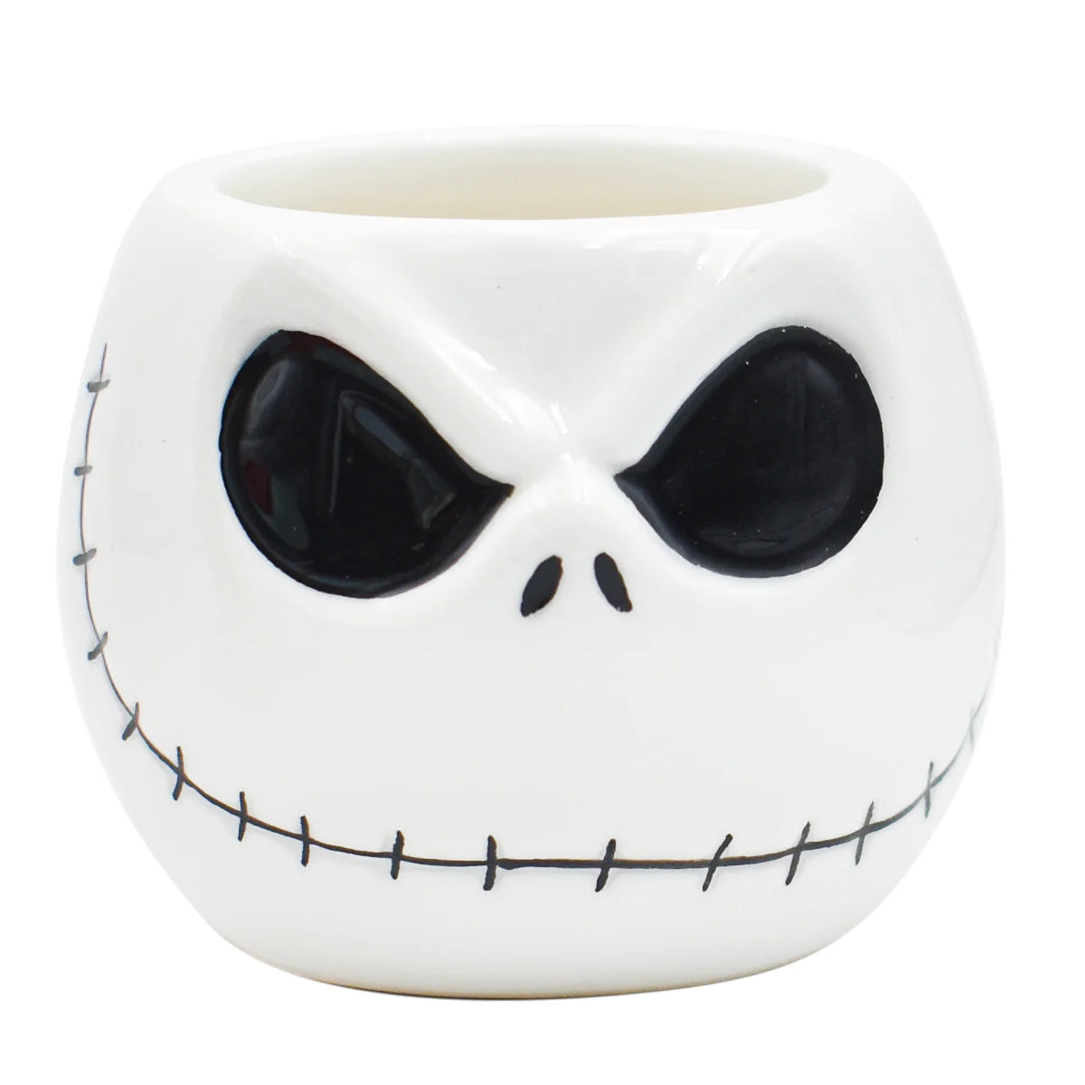 Set Juego de Mini Tazas Expresso Fun Kids The Nightmare Before Christmas El Extraño Mundo de Jack & Sally Ceramica 103ml 2pzas