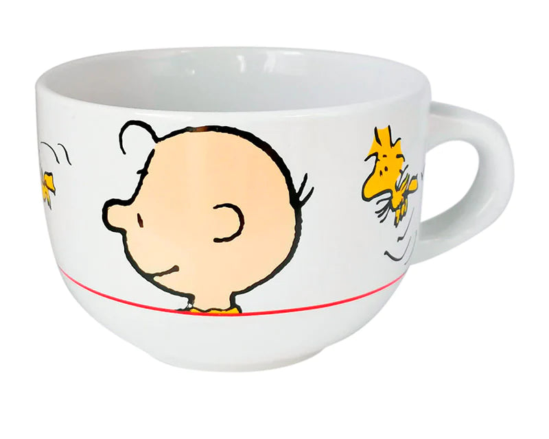 Taza Jumbo Blanco Fun kids Snoopy Ceramica 798ml