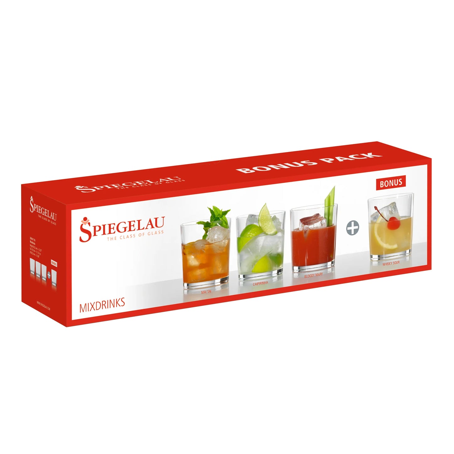 Vasos Spiegelau Mix Drinks Vidrio 4pz 370ml