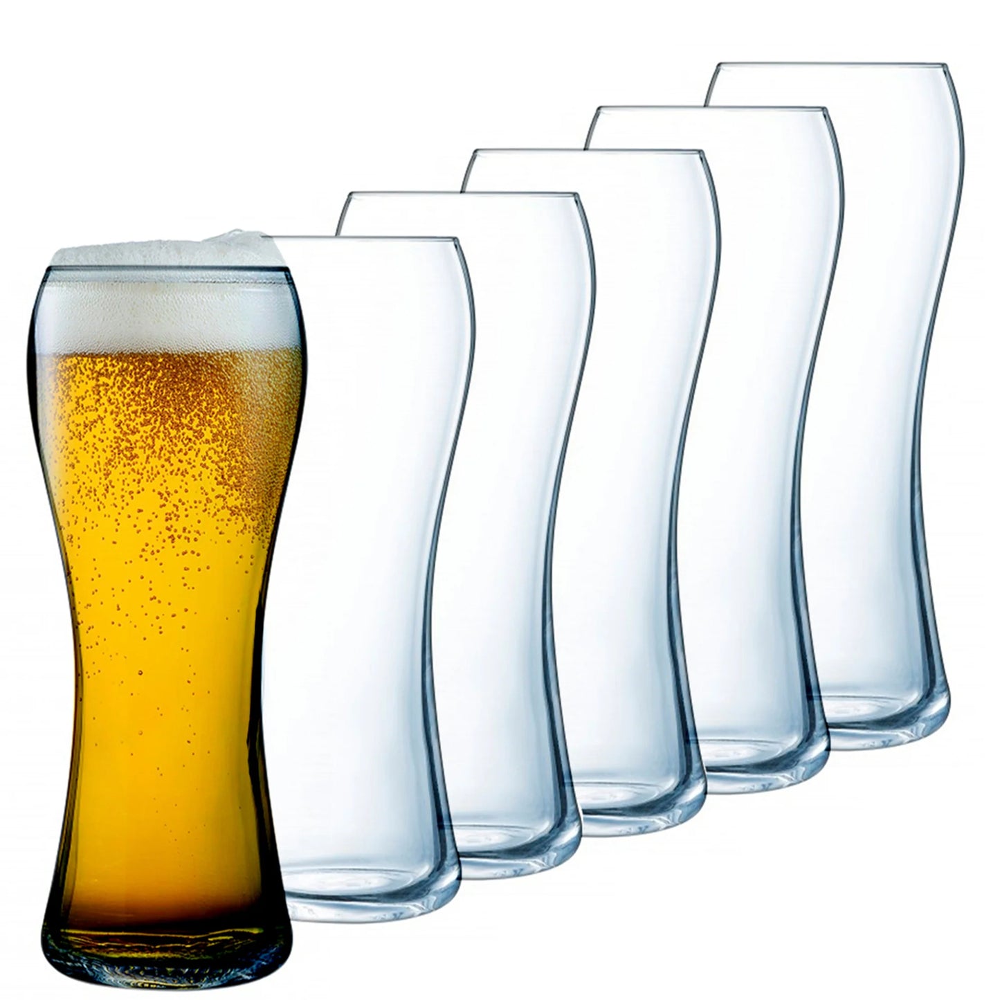 Vasos Cerveza Luminarc Brasseurs & Saveurs Vidrio 6pz 590ml