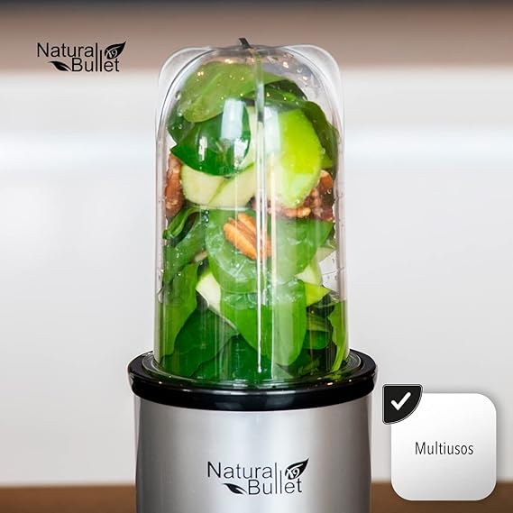 Licuadora Procesador/Pulverizador de Alimentos Bull 250w Professional Blender, Cuchillas Desmontables Acero Inoxidable