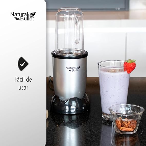 Licuadora Procesador/Pulverizador de Alimentos Bull 250w Professional Blender, Cuchillas Desmontables Acero Inoxidable