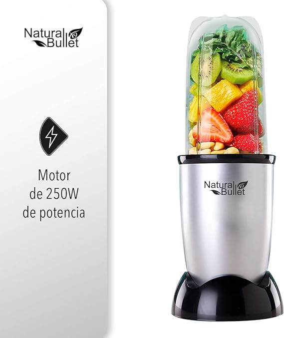 Licuadora Procesador/Pulverizador de Alimentos Bull 250w Professional Blender, Cuchillas Desmontables Acero Inoxidable