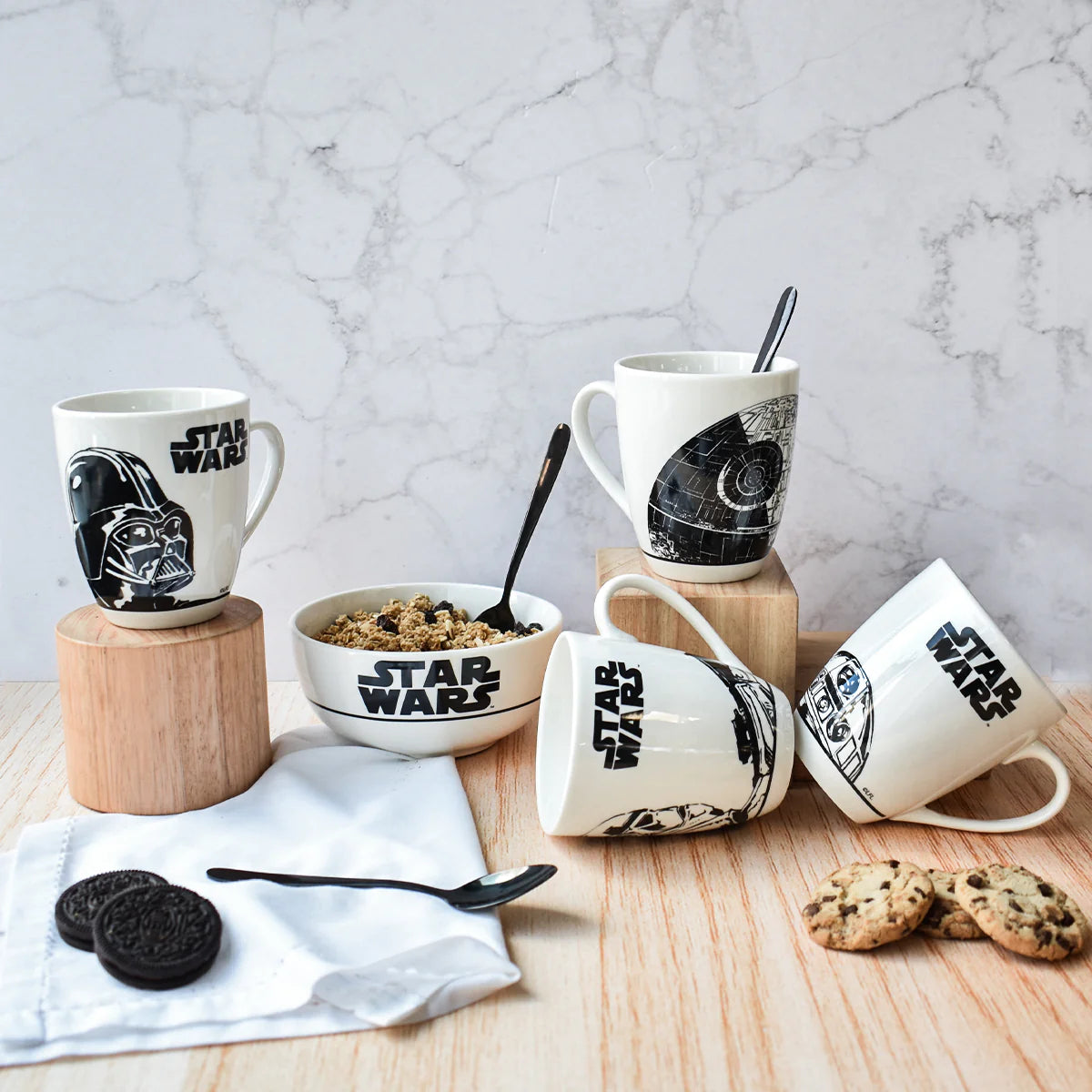 Vajilla Fun Kids Disney Star Wars Porcelana 12pz