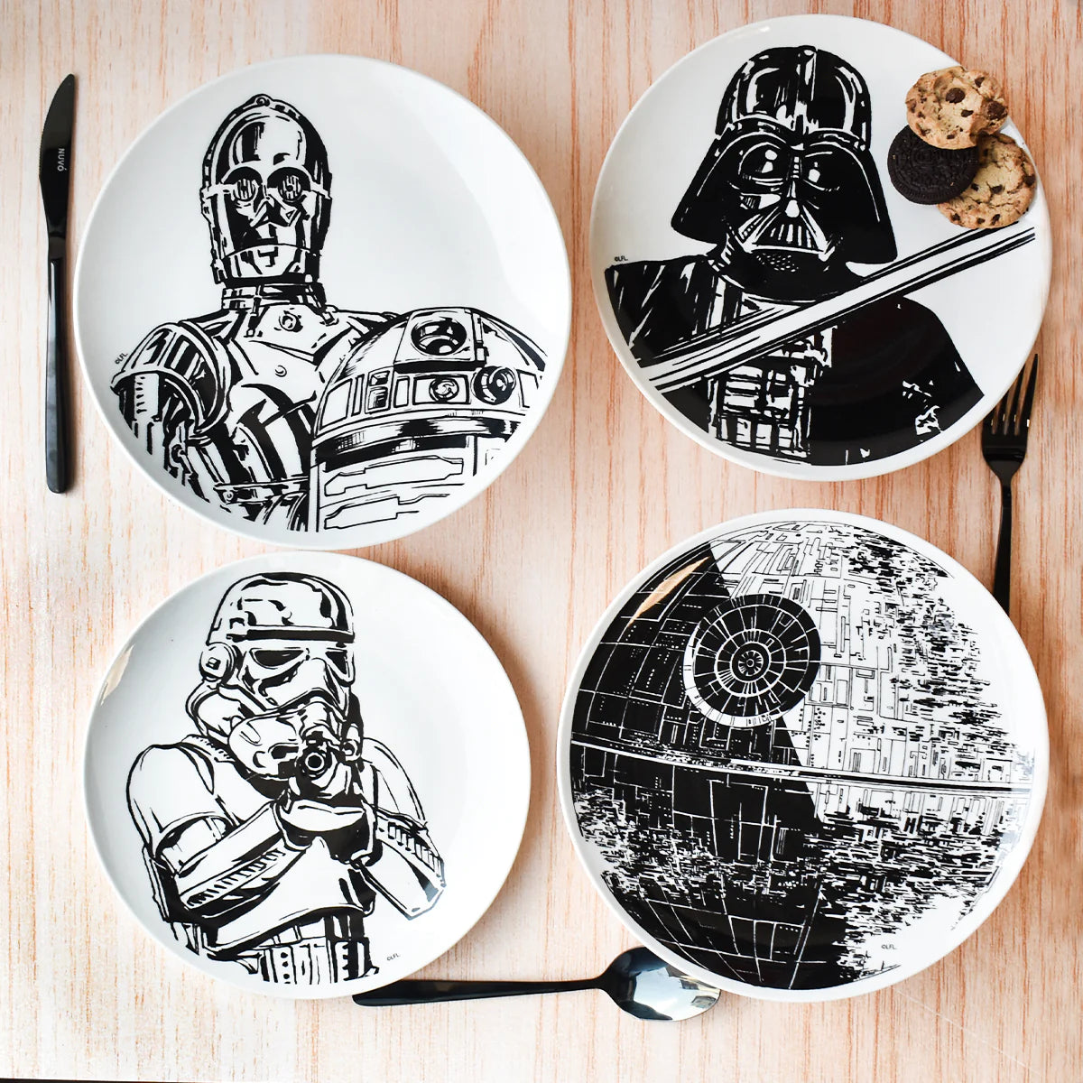 Vajilla Fun Kids Disney Star Wars Porcelana 12pz