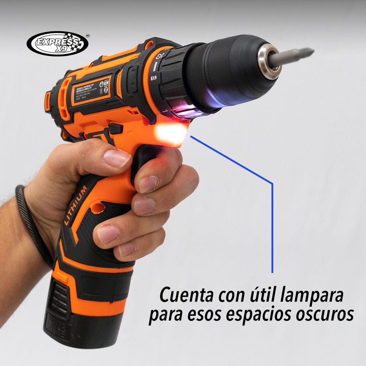 TALADRO INALAMBRICO RECARGABLE
