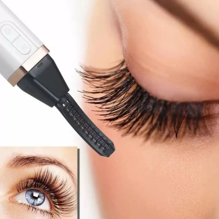 Rizador de pestañas y Masajeador facial 2 en 1