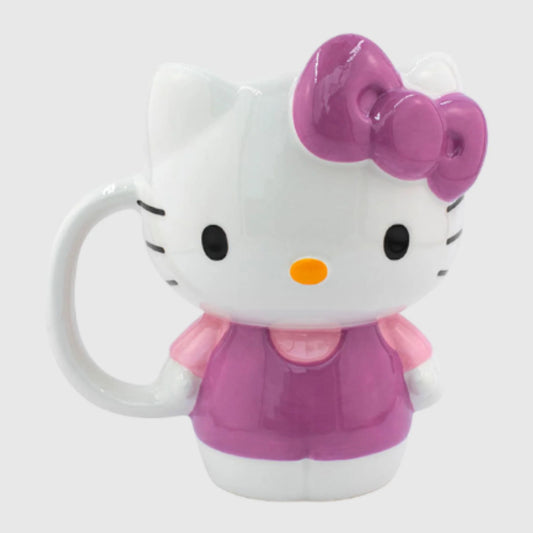 Tarro Taza Jumbo 3D Fun Kids Sanrio Hello Kitty Ceramica 591ml