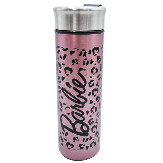 Termo Café Taza Portatil Acero Inoxidable Barbie Rosa 430ml