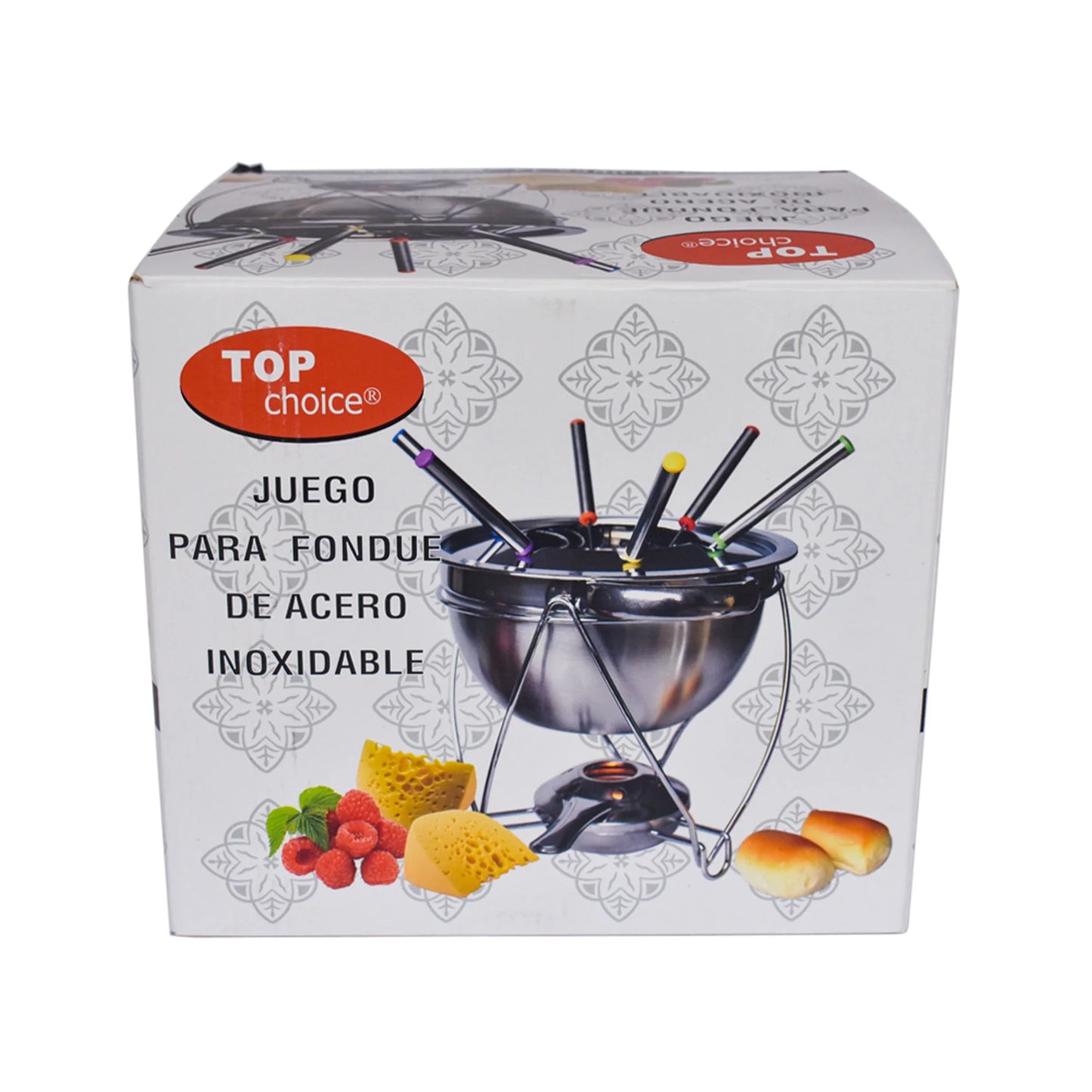 Fondue Top Choice Acero Inoxidable 6 Tenedores