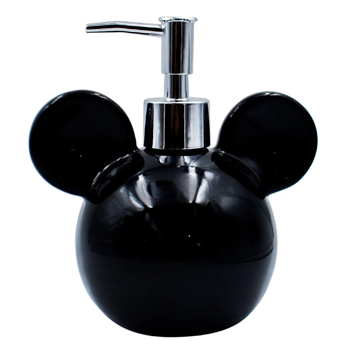 Dispensador Despachador para Jabon Crema Gel Antibacterial Fun kids Disney Mickey o Minnie Mouse Ceramica 335ml