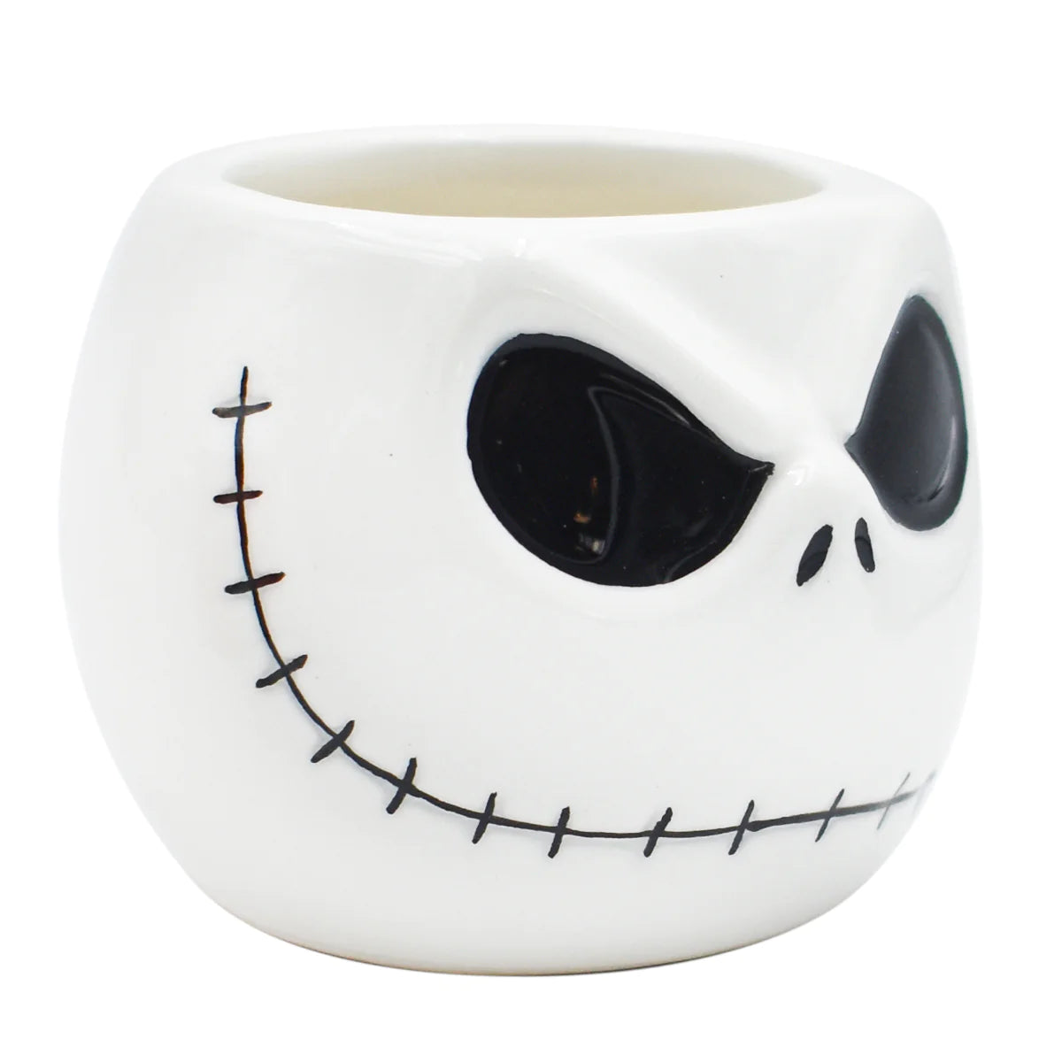 Set Juego de Mini Tazas Expresso Fun Kids The Nightmare Before Christmas El Extraño Mundo de Jack & Sally Ceramica 103ml 2pzas