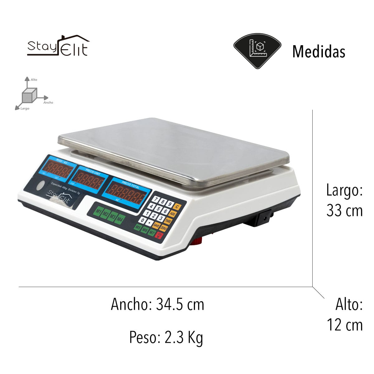 Báscula Comercial Digital